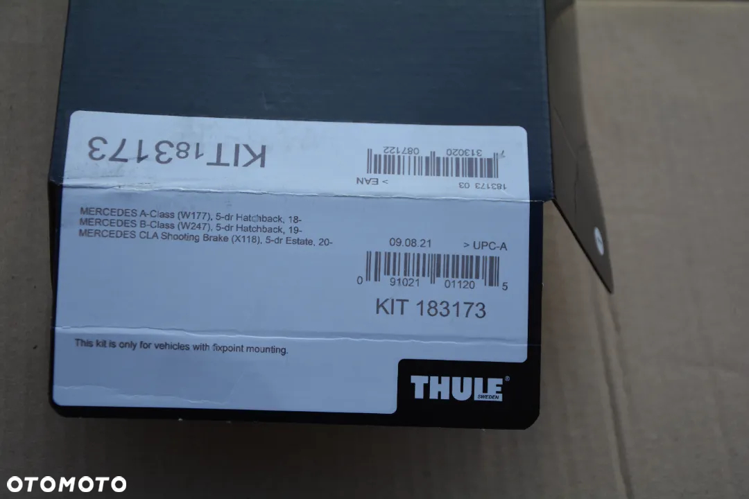 Mercedes A W177/ B W247 / CLA    -  bagażnik dachowy Thule - 3