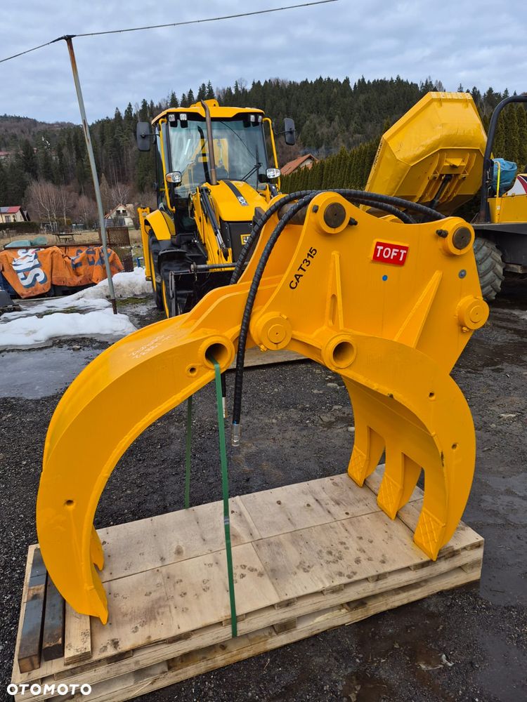 Chwytak 5cio palczasty, Szczęka Kleszcze Wyburzeniowe Kruszarka fi75mm CAT 315, TOFT ASC70. - 7