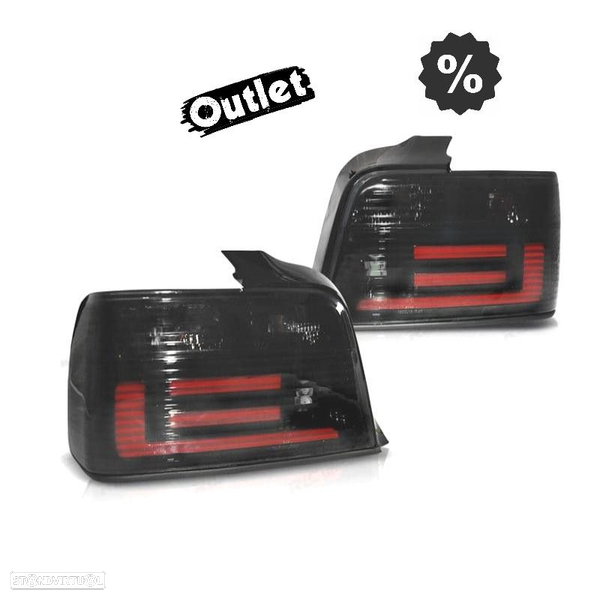 R148714C2 FARÓIS BMW E36 90-99 LED BAR FUMADO