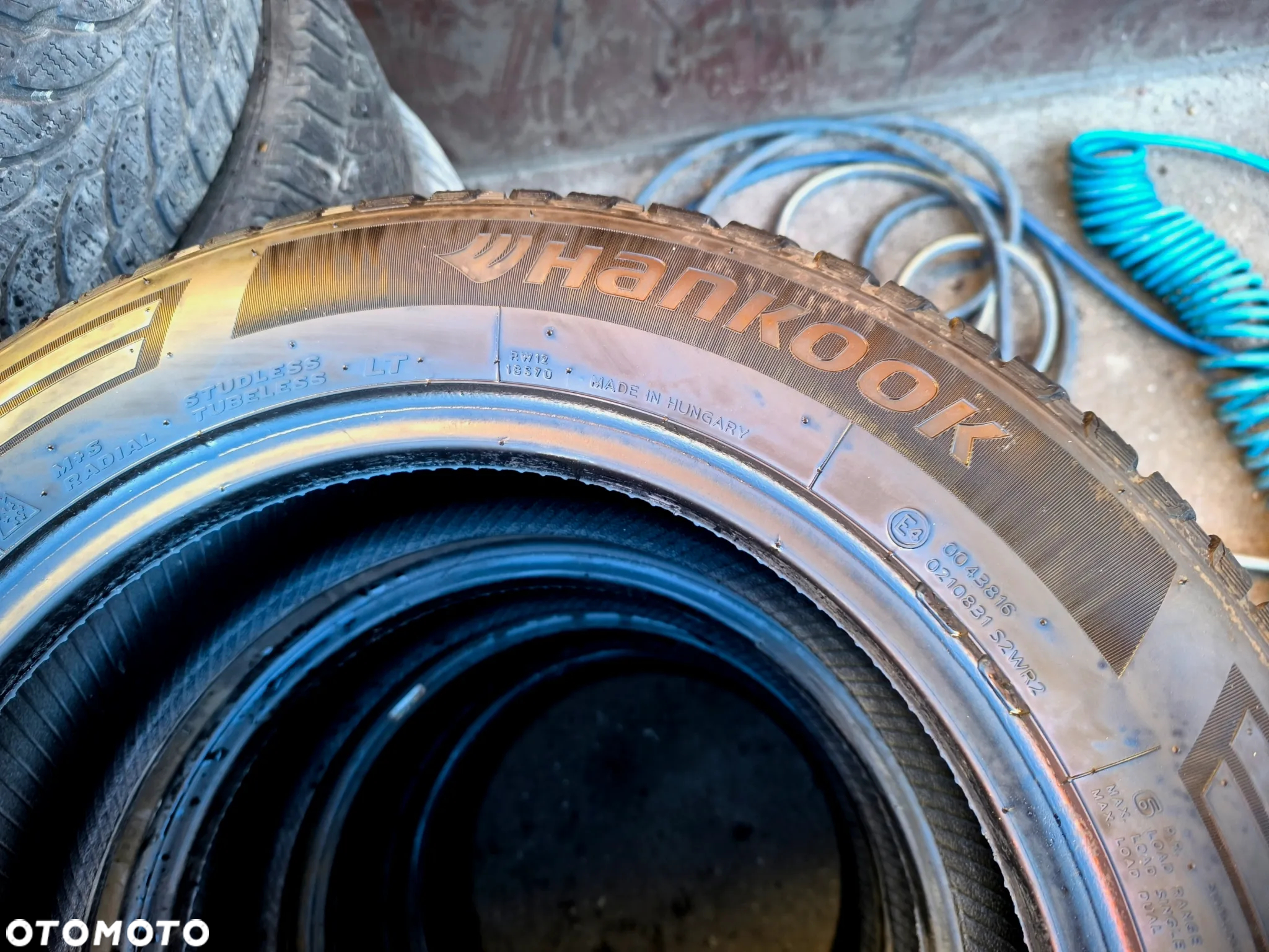 195/60R16C 99/97T 16 C Opony Zimowe Zima HANKOOK WINTER I*CEPT LV 8mm Legnica ALU-RAD 20r. 195/60 - 10