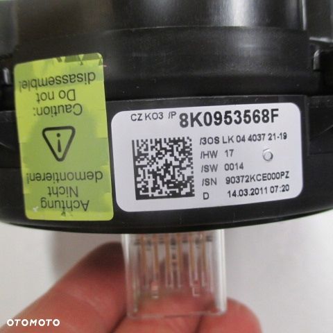 TAŚMA AIRBAG AUDI A4 B8 A5 Q5 8K0953568F NOWA - 3