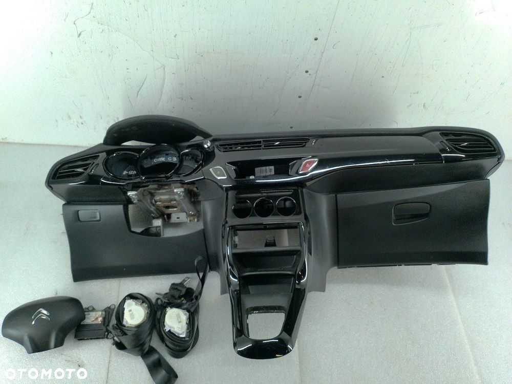 DESKA ROZDZIELCZA,KONSOLA PODUSZKI SENSOR PASY CITROEN C3 II FL - 3
