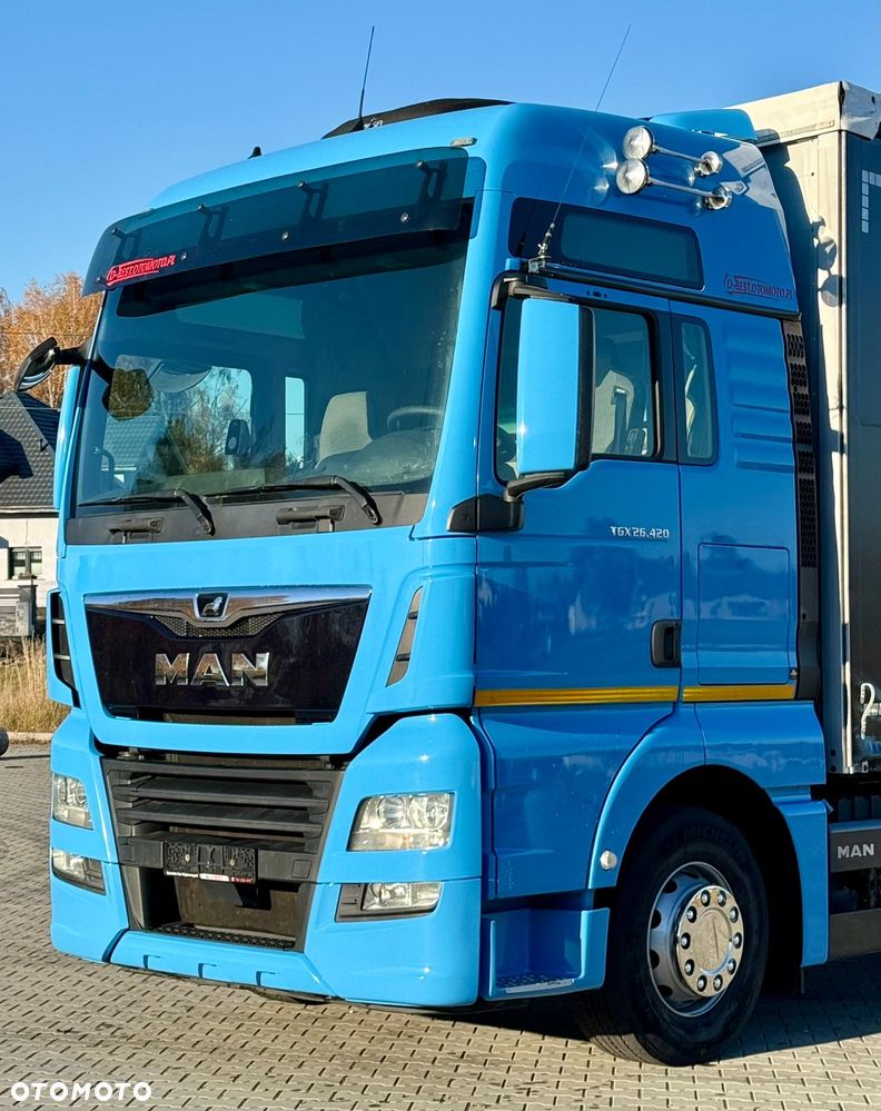 MAN TGX 26.420 / FIRANKA / WINDA / 23 EUROPALETY / 6x2 / AUTOMAT / EURO 6 / OŚ PODNOSZONA / DUŻA KABINA / 2019 ROK - 6