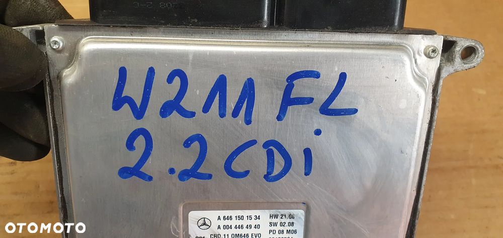 Komputer sterownik silnika Mercedes E Klasa W211 2.2 CDI Lift A0044464940 - 6