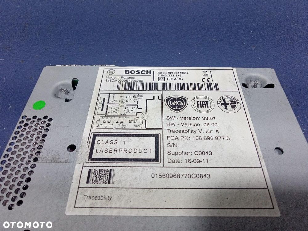 ALFA ROMEO GIULIETTA  RADIO CD FABRYCZNE 1560968770 - 6