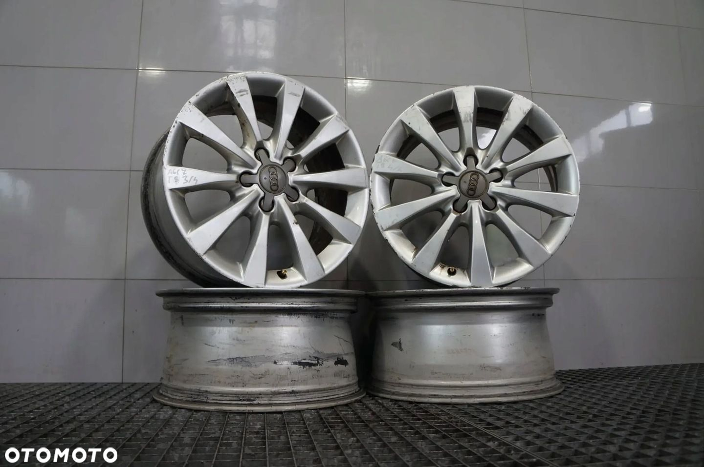 4 FELGI KOŁA ALUFELGI R17 AUDI A6 C7 A7 4G 5X112 8J ET39 4G0601025AG - 2