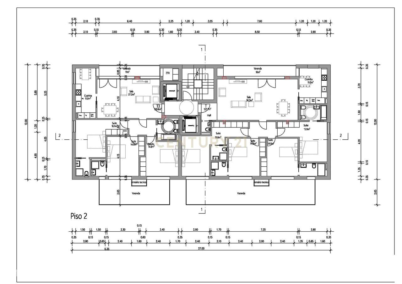 Apartamento T3 em Coimbra com Vista Panorâmica - Grande imagem: 5/13