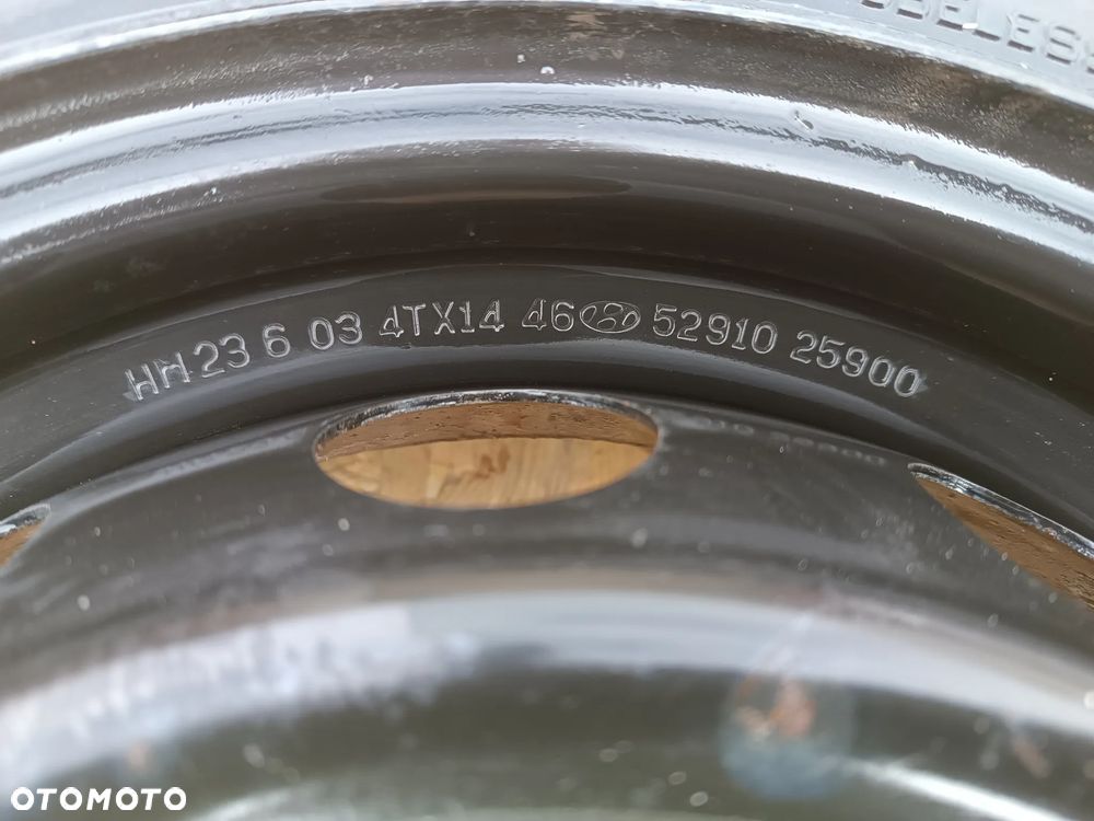 KOŁO DOJAZDOWE ZAPASOWE 4X100 14 CALI HYUNDAI GETZ - 2