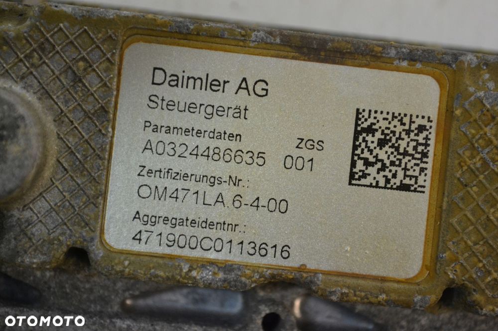 MERCEDES ACTROS MP4 STEROWNIK SILNIKA ZESTAW DO ODPALENIA A0324486635 - 10
