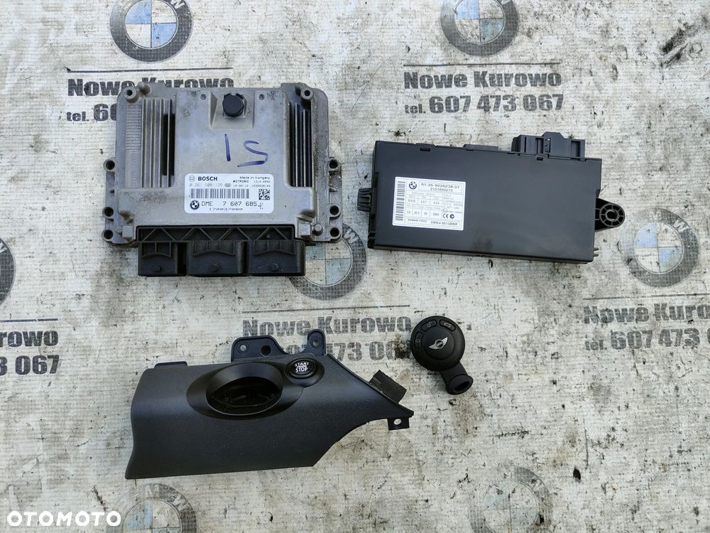 MINI Cooper Clubman R55 R56 R57 R58 R59 Zestaw startowy starownik silnika N16 7607685 - 1
