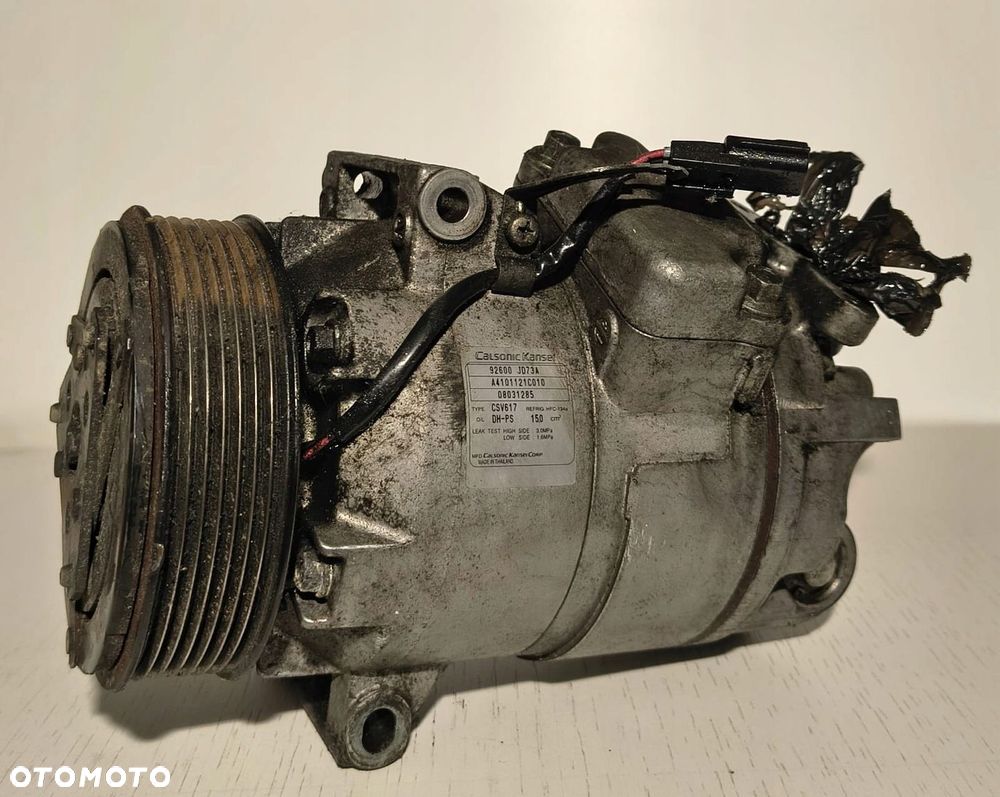 SPRĘŻARKA KOMPRESOR KLIMATYZACJI NISSAN QASHQAI J10 2.0 92600JD73A CSV617 - 3