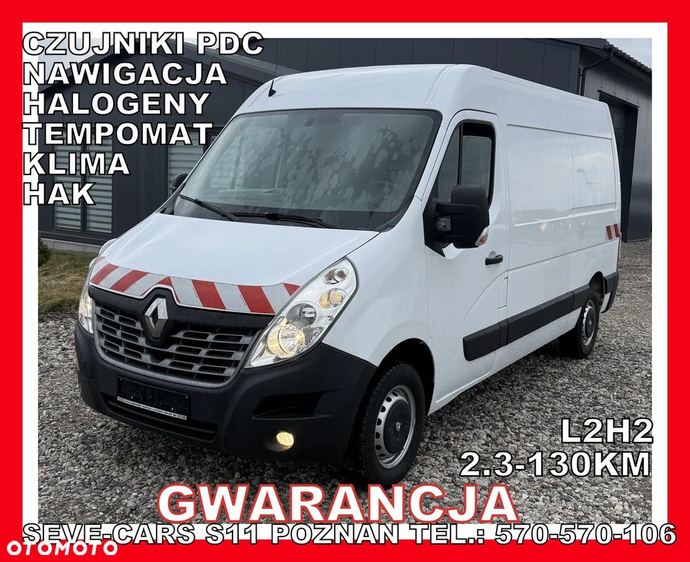 Renault MASTER L2H2 GWARANCJA, klima, hak,navi, tempomat czujniki pdc halogeny - 1