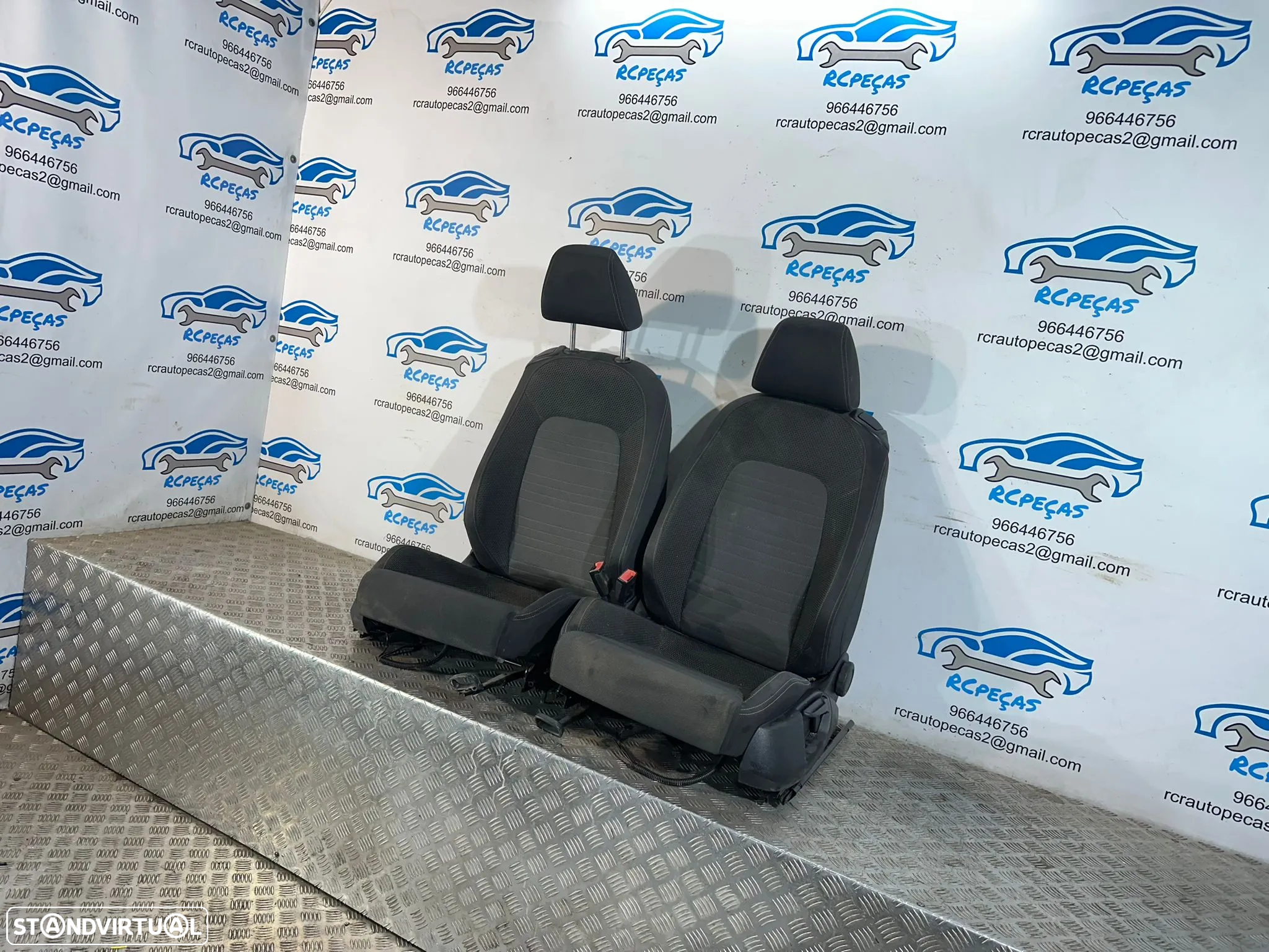 .Conjunto Bancos Tecido VW Volkswagen Scirocco III 3 Elétricos - 10