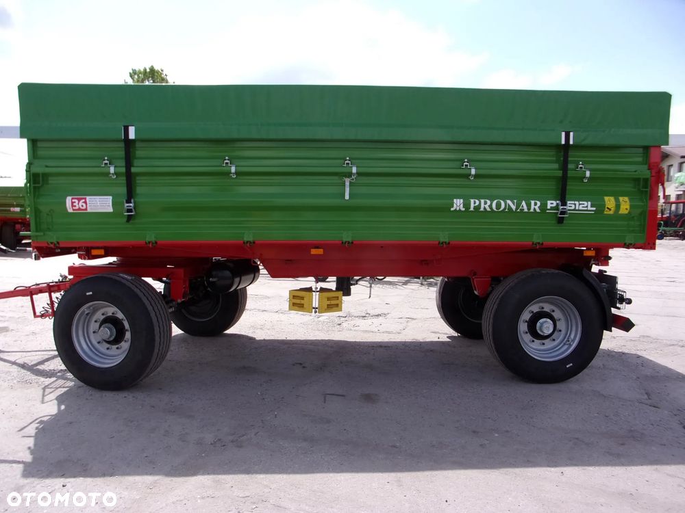 Pronar Przyczepa dwuosiowa paletowa PRONAR PT680 -14t, PT612 -12t, PT612L -12t, wywrotka z trójstronnym wywrotem, przyczepa ciężarowo-rolnicza - 13