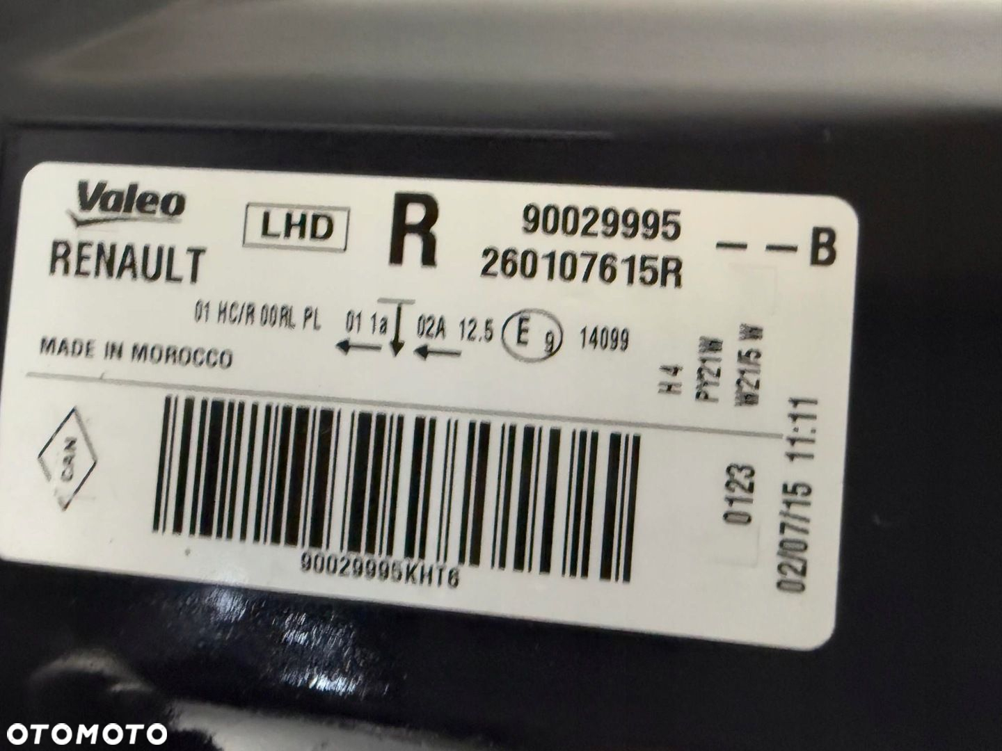 LAMPA PRZOD PRZEDNIA PRAWA DACIA SANDERO II 2 ZWYKLA 2012- 260107615R CALA - 10