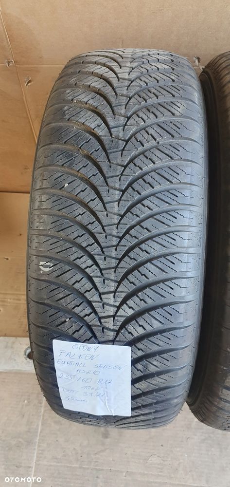 4X Opona Falken Euroall Season 235/60 R17 AS210 7,5 mm - 5