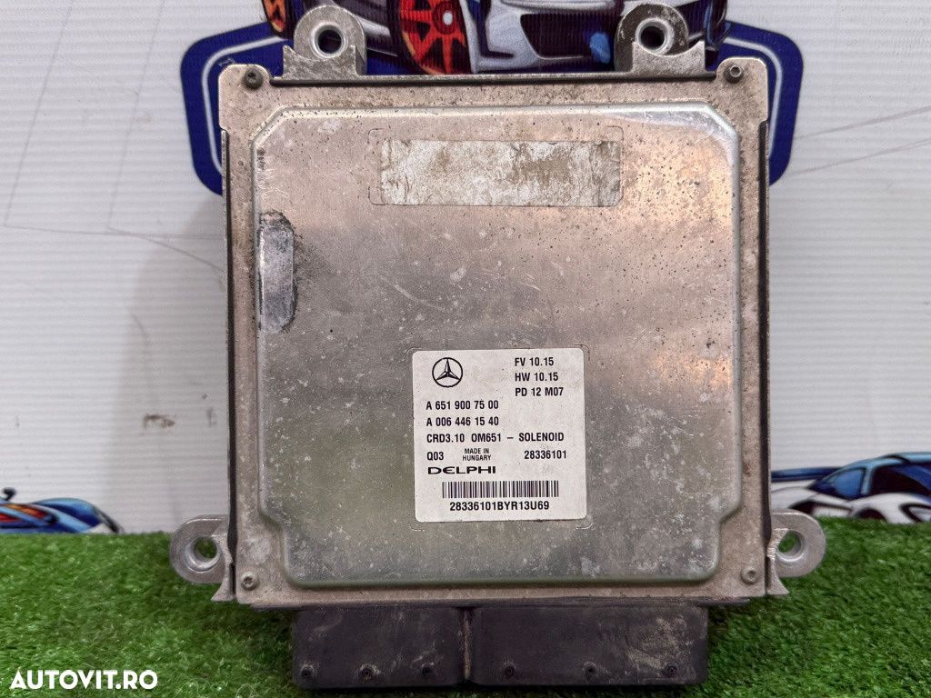Calculator motor, ecu mercedes benz c220 c204 2.2 diesel crd3.10 om651 28336101 a6519007500 - 1