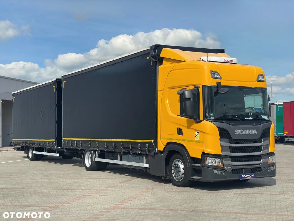 Scania G280 / ZESTAW TANDEM 120 M3 / PRZEJAZDOWY / 7,75 M + 7,75 M / SALON PL - 3