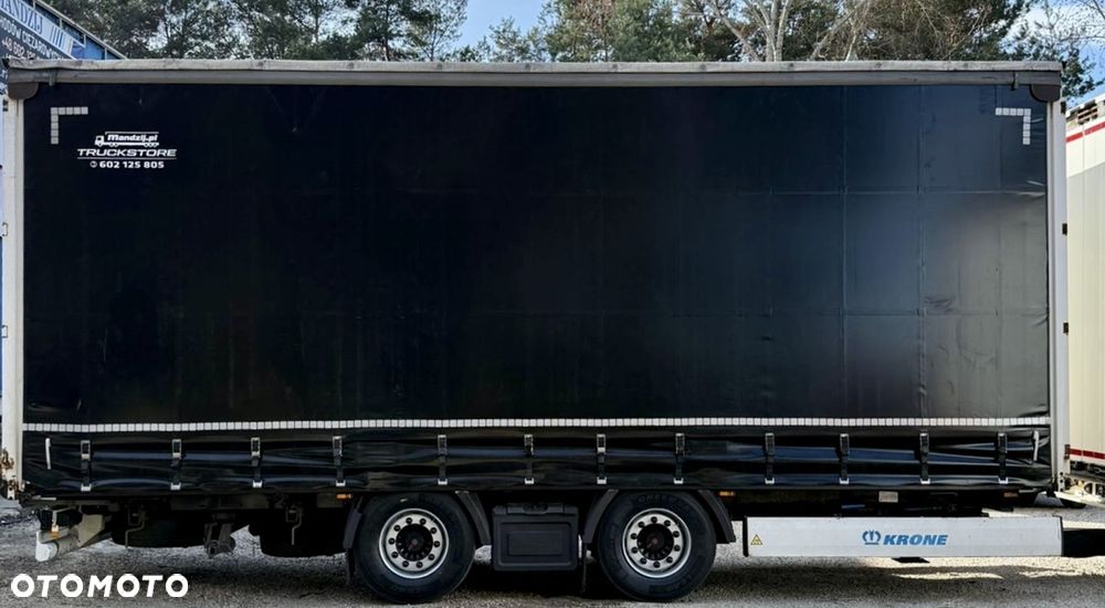 Mercedes-Benz ACTROS 2548 GIGASPACE AUTOMAT XENONY RETARDER 6x2 JUMBO OŚ PODNOSZONA ZABUDOWA KRONE FIRANKA DŁ:7.80m 2xALUTANK LODÓWKA KLIMA EURO 6 + PRZYCZEPA KRONE TANDEM FIRANKA DŁ:7.80m OSIE SAF OŚ PODNOSZONA ZESTAW PRZESTRZENNY PRZEJAZDOWY 2015r ŁADNY - 5