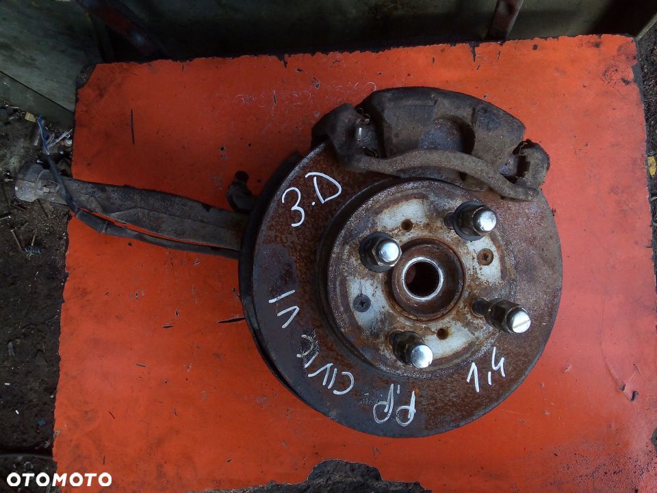 HONDA CIVIC VI 1,4 tarcza hamulcowa 260mm zacisk jarzmo przód tył - 1