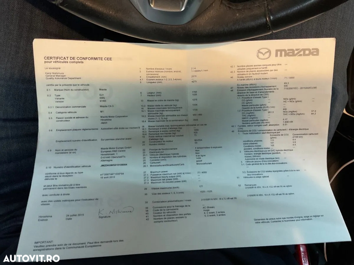 Mazda CX-3 SKYACTIV-D 105 FWD Exclusive-Line - 19