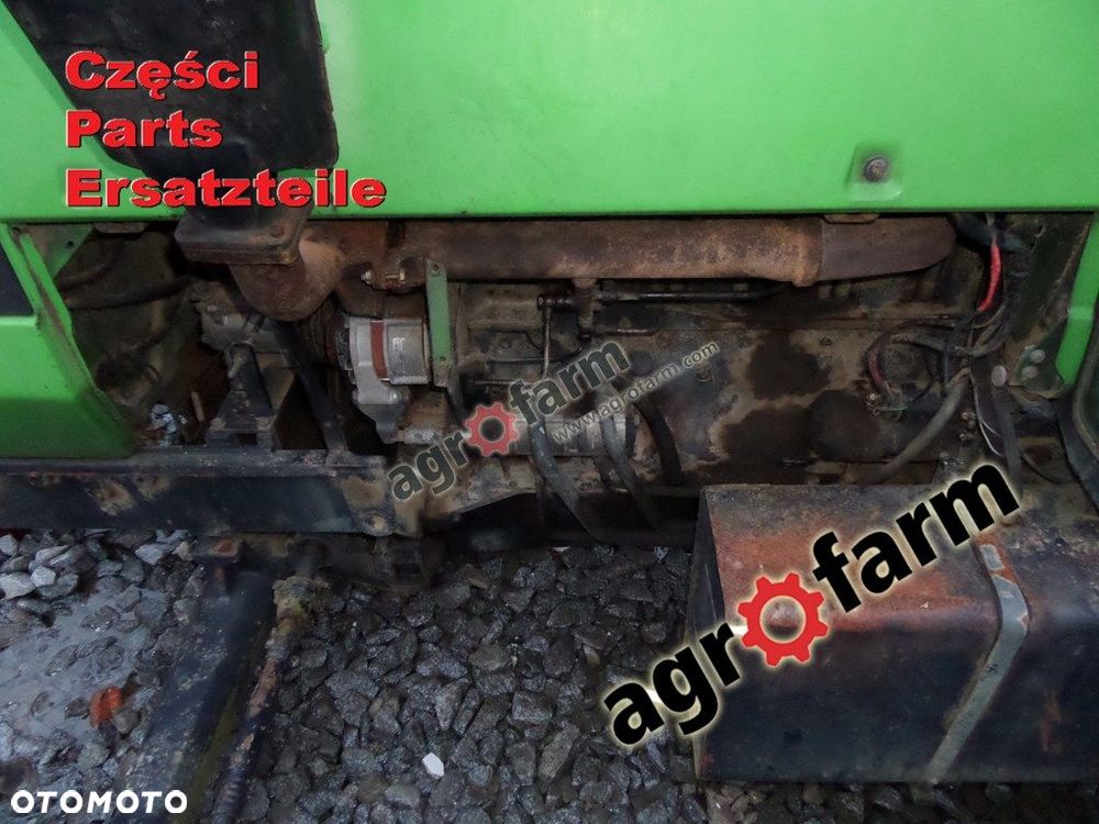 Deutz DX 6.30 części, skrzynia biegów, silnik, oś - 4