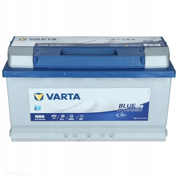 Akumulator Varta EFB N95 12V 95Ah 850A L5 StartStop P - 24,5 kg - 2