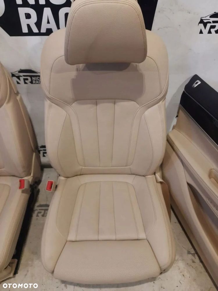 FOTELE TAPICERKA BMW 7 G12 KOMFORT MASAŻ GRZANE SKÓRA CANBERRA - 4