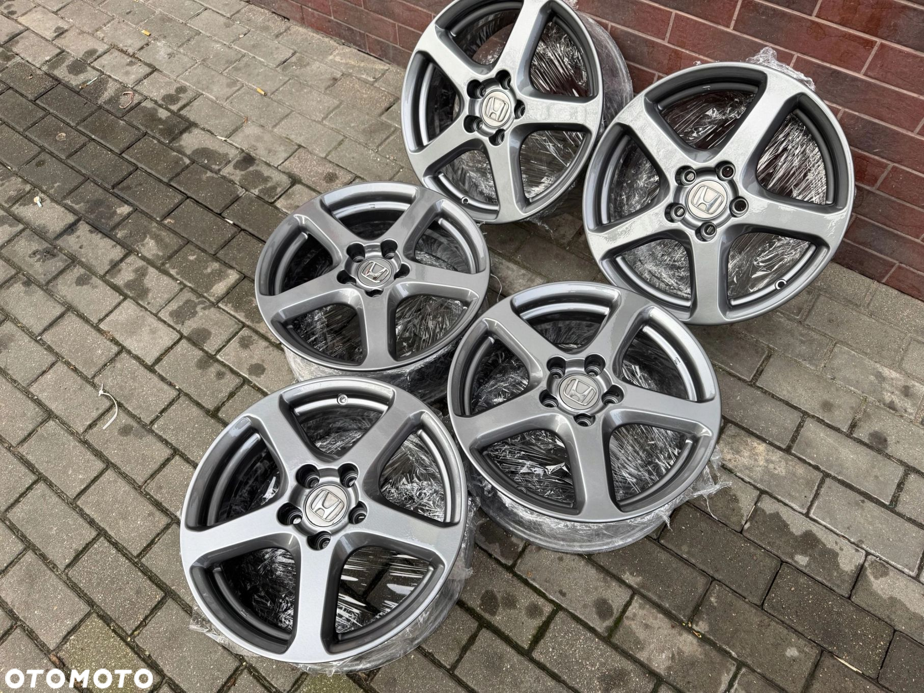 ALU FELGI 17 HONDA ACCORD TYPE S 7J ET55 ORYGINAŁ JAK NOWE 5 SZT CIVIC HRV - 7