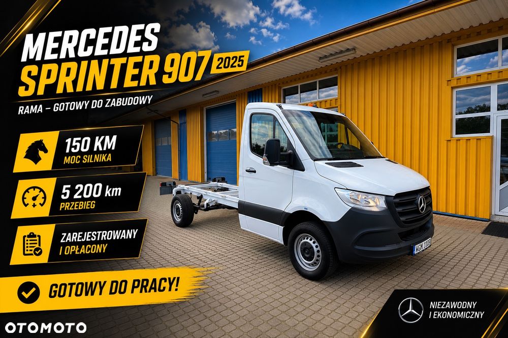 Mercedes-Benz SPRINTER 315 CDI Klima, Rama do zabudowy, rozstaw osi 3665mm - 1