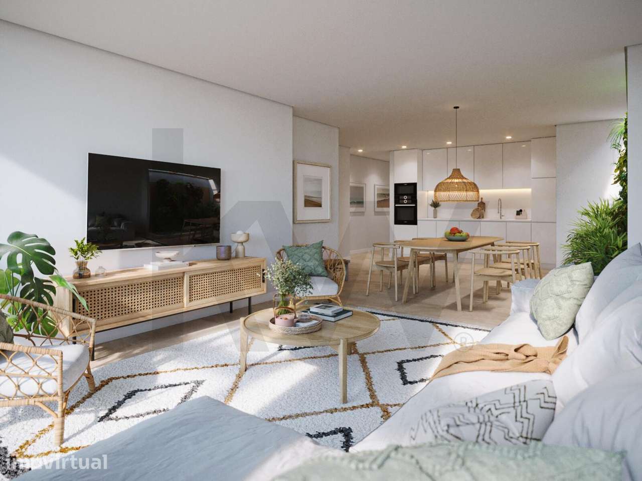 Apartamento T2+1 Novo com rooftop com vista mar e piscina privativa no - Grande imagem: 5/7