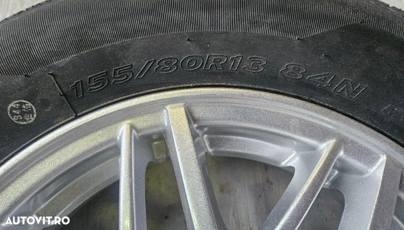 Roata 155/80R13 79N Anvelopa Security Janta aliaj 4Jx13 4/57/100 ET30 - 3