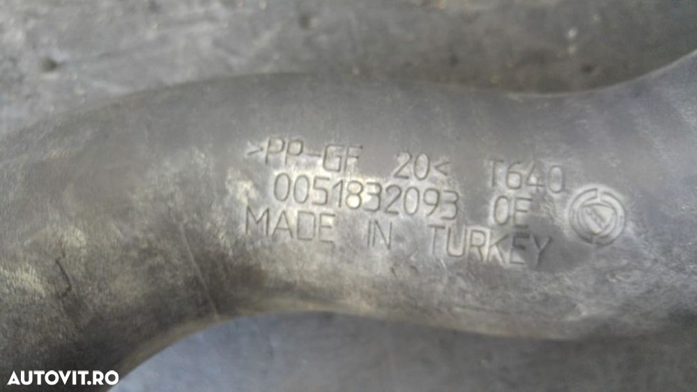 Tubulatura furtun intercooler fiat doblo cargo 2 1.6 d multijet 51832093 - 2
