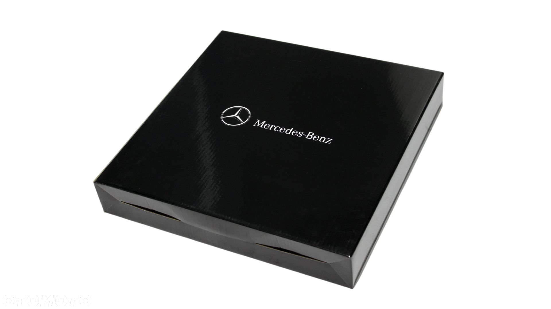 MERCEDES Aluminiowy zegar scienny srebrny OE - 4