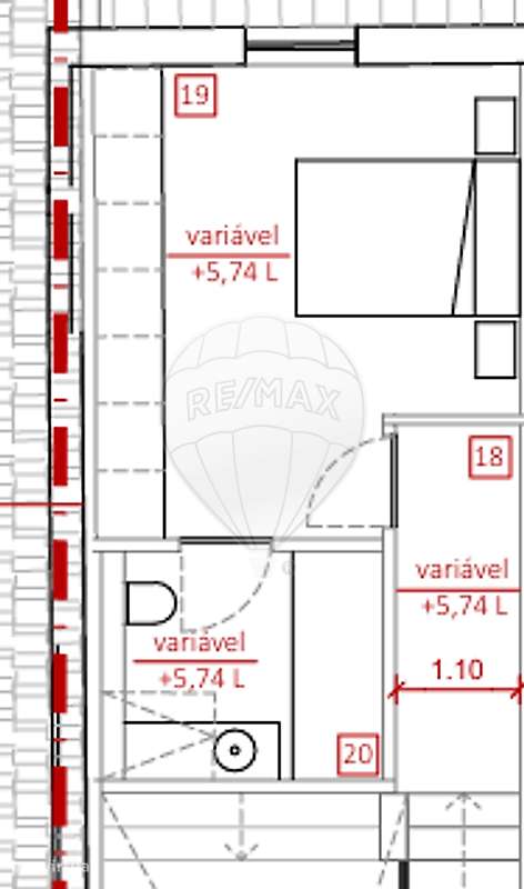 Apartamento T1 para venda - Grande imagem: 5/8