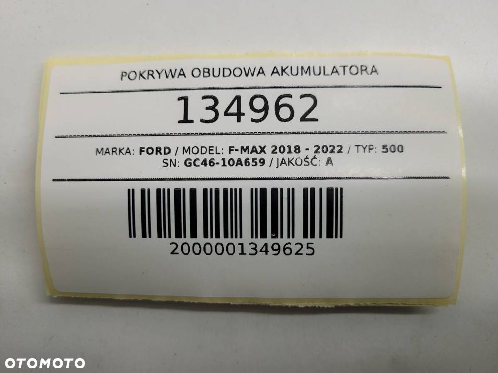 POKRYWA OBUDOWA AKUMULATORA FORD F-MAX 500 EURO 6 GC46-10A659 - 8
