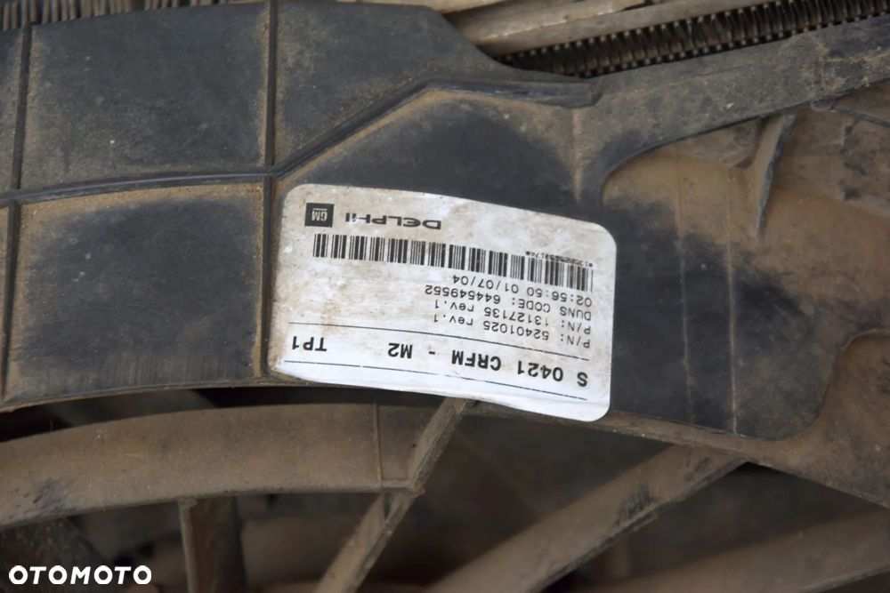 Opel Meriva A 1.4 1.6 1.8 Chłodnica + Wentylator KOMPLET 13127135 - 2