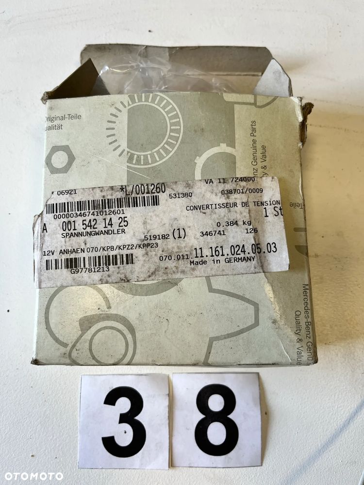 Przetwornica, Konwerter prądu stałego Mercedes 0015421425 - 4