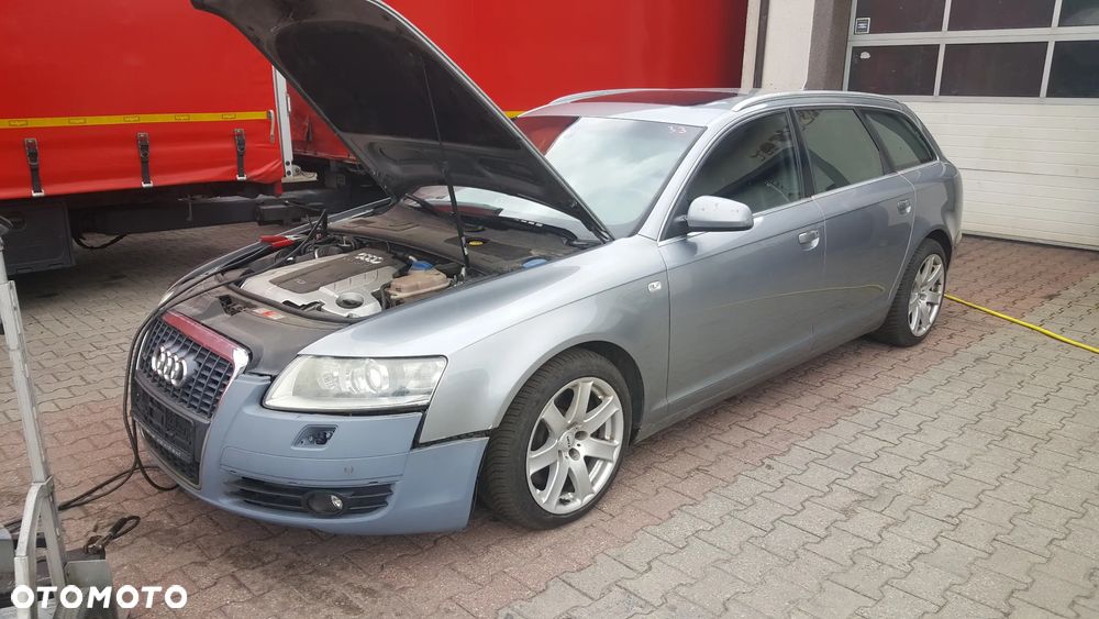 Audi A6 C6 3.0 TDI Quattro kombi lampy przednie tylne kierownica ława tył most dyferencjał lusterko skóra sline - 2
