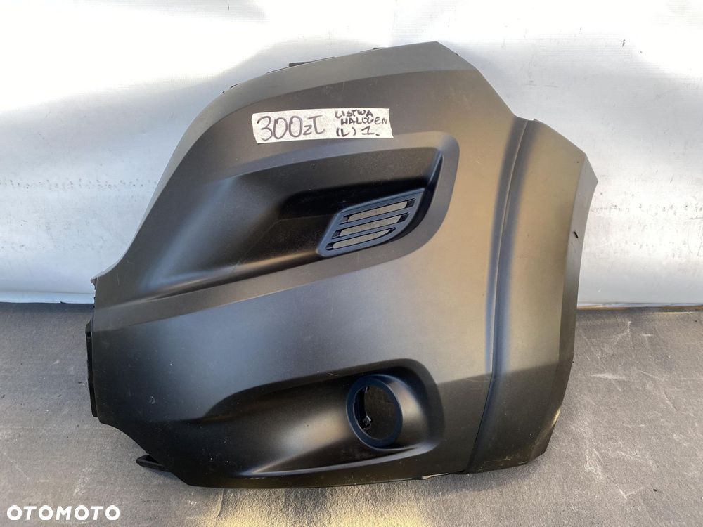 DUCATO BOXER JUMPER 14- NAROŻNIK ZDERZAK LEWY PRZÓD CZARNY LISTWA HALOGEN - 1