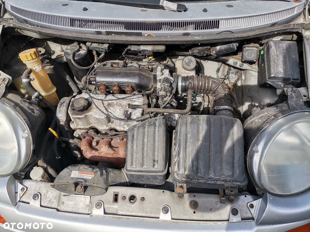 Daewoo Matiz maska zderzak chlodnica polos silnik skrzynia drzwi lusterko szyba fotel - 7
