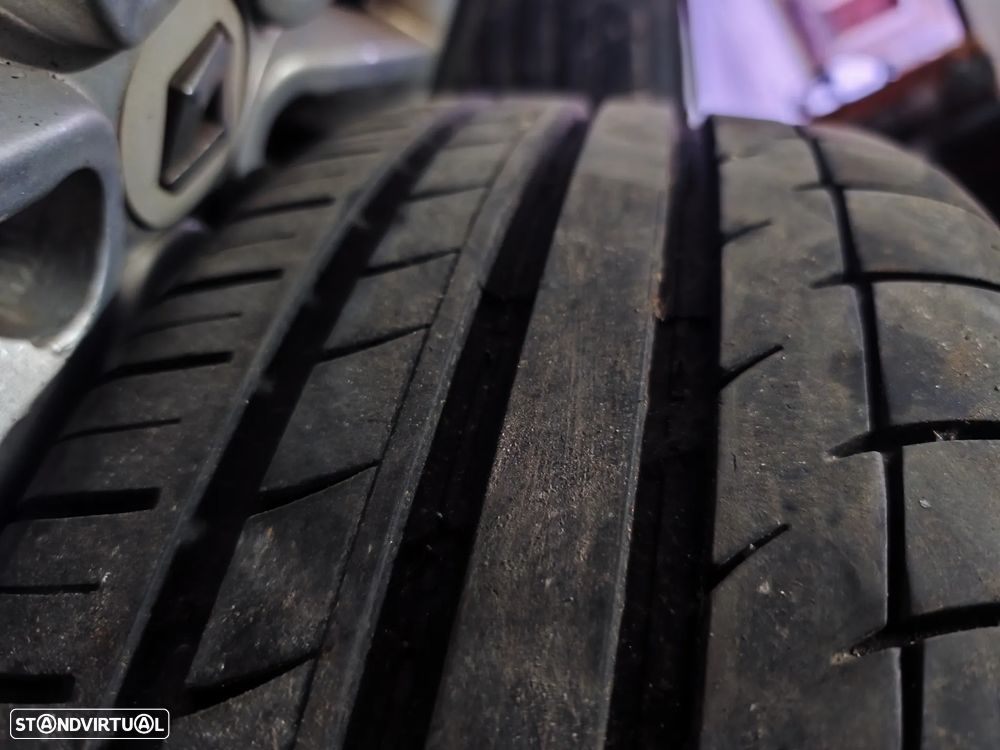 JOGO DE JANTES ORIGINAIS RENAULT MEGANE III / SCENIC III 7JX17 COM PNEUS 205/50R17 403000066R - 6