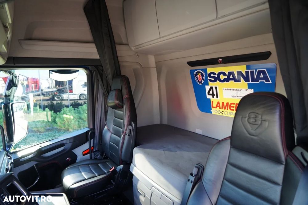 Scania S 520 / V8 / RETARDER / I-PARK COOL / COMPLET AIRMATIC / PIELE / ANVELOPE 100% - 25