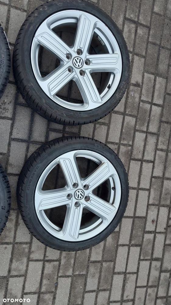 FELGI KOŁA OPONY ZIMA 225/40/R18 ET49 VW GOLF VII 5G0601025BK ZIMA - 3