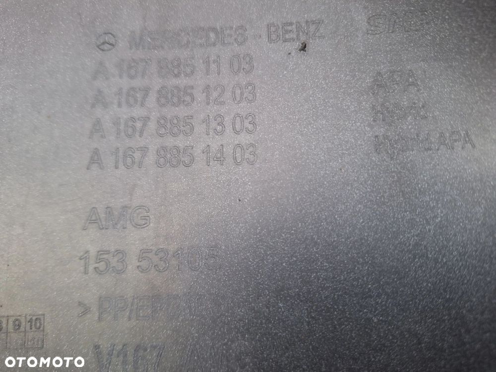 MERCEDES GLE II 63 V167 A167 6.3 AMG ZDERZAK TYŁ TYLNY A1678851103 A1678859014 WYSYŁKA 24H - 15