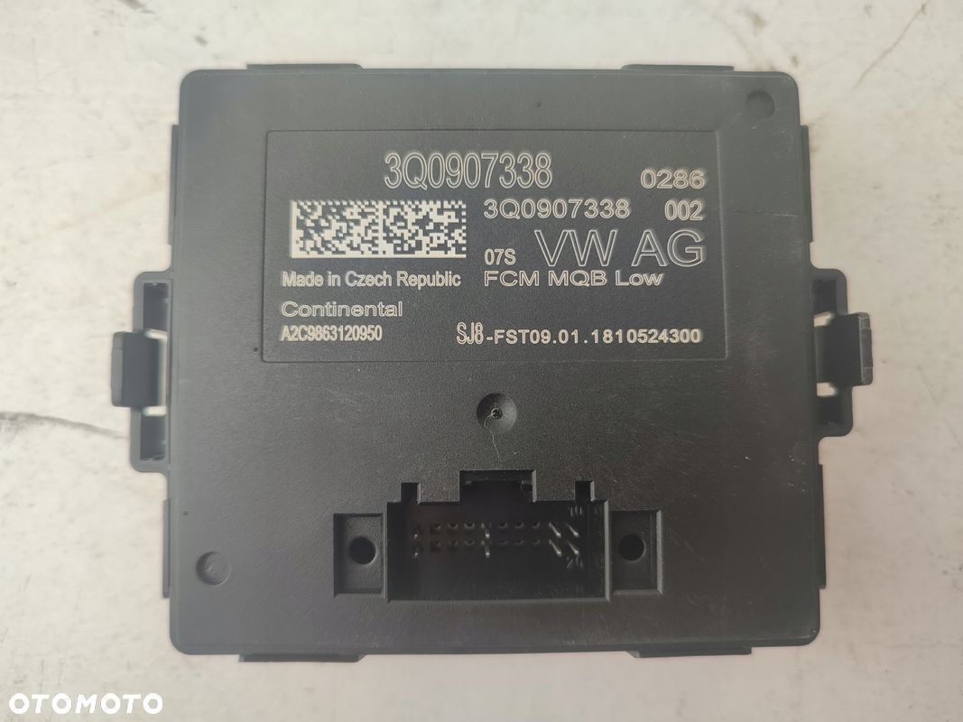 Sterownik moduł świateł SEAT LEON III LIFT 17-20 3Q0907338 - 1