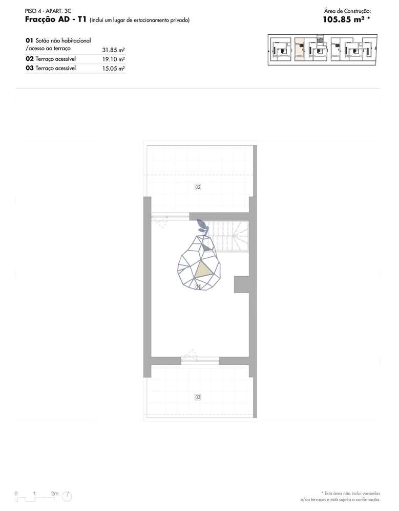 Apartamento T2 Duplex em construção com piscina e garagem - Lagos - Grande imagem: 5/27