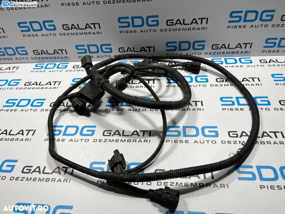 Cablaj Instalatie Electrica Pentru Proiectoare Ceata si 6 Senzori Parcare de pe Bara Spoiler Fata Volkswagen Touareg 7L 2003 - 2007 Cod 7L6971095A [D0288] - 1