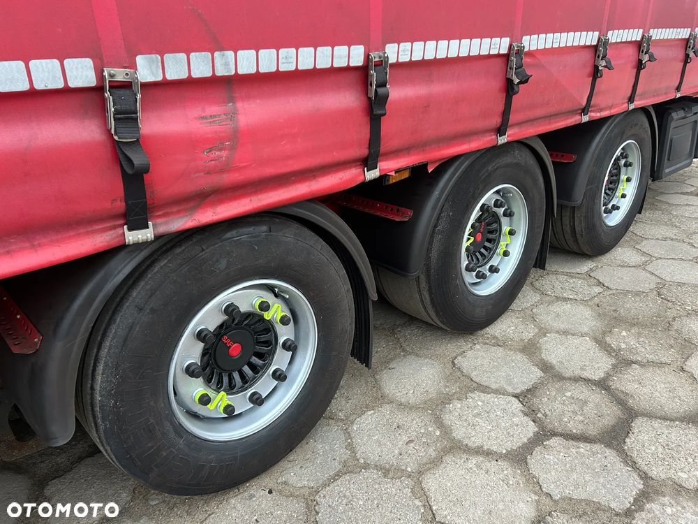 Berger FIRANKA MEGA 5170 KG BARDZO LEKKA / SAF OSIE / OŚ PODNOSZONA / 2019 ROK / BERGER ECOTRAIL LIGHT MEGA / OPONY R 19.5 / 2 KOŁA ZAPASOWE / DACH PODNOSZONY i REGULOWANY !! - 15