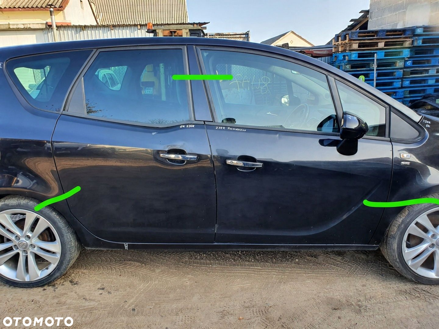 PRÓG PRAWY ĆWIARTKA SŁUPEK OPEL MERIVA B - 2